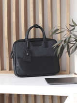 Briefcase Light 2 Compartments Etrier Gray light ELIG8252