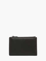 Leather Paris Wallet Etrier Black paris EPAR619