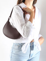 Sac Port paule Oxer Cuir Etrier Marron oxer EOXE017V-vue-porte