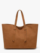 Cabas Cavalier Nubuck Cuir Etrier Marron cavalier nubuck ECAN127M