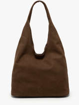 Hobo Cavalier Nubuck Cuir Etrier Marron cavalier nubuck ECAN154L