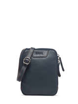 Sac Bandoulière S Foulonné Cuir Etrier Bleu foulonne EFOU728S