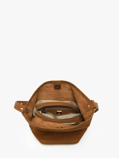 Sac Bandoulière Cavalier Nubuck Cuir Etrier Marron cavalier nubuck ECAN126S vue secondaire 3